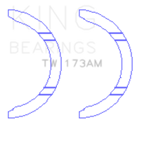 King Engine Bearings 4G63/4G64 7 Bolt EVO V-IX Thrust Washer Set