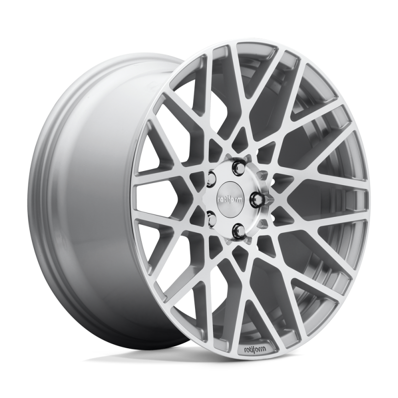 Rotiform R110 BLQ Wheel 18x8.5 5x120 35 Offset - Gloss Silver Machined