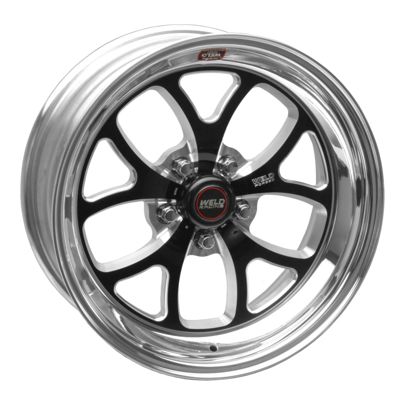 Weld S76 17x9.5 / 5x4.5 BP / 7.4in. BS Black Wheel (Low Pad) - Non-Beadlock