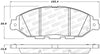 StopTech Street Brake Pads - Front