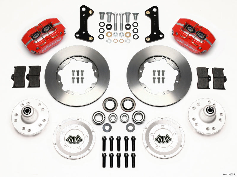 Wilwood Dynapro Dust-Boot Front Kit 11.00in Red 67-69 Camaro 64-72 Nova Chevelle