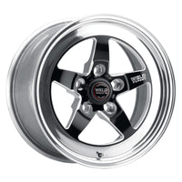 Weld S71 15x5 / 5x4.5 BP / 3.5in. BS Black Wheel (Low Pad) - Non-Beadlock