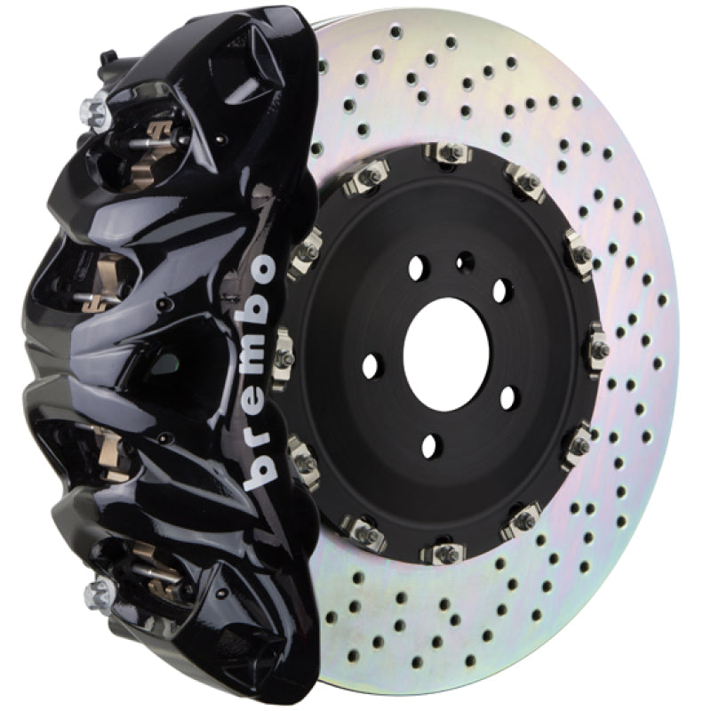 Brembo 13-18 S6/13-18 S7/14-18 RS7 Front GT BBK 8 Piston Cast 412x38 2pc Rotor Drilled-Black