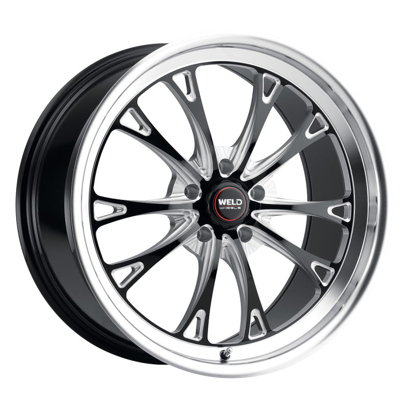 Weld S113 20X10.5 Belmont 5X115 ET20 BS6.5 Gloss Black MIL Dia 71.5