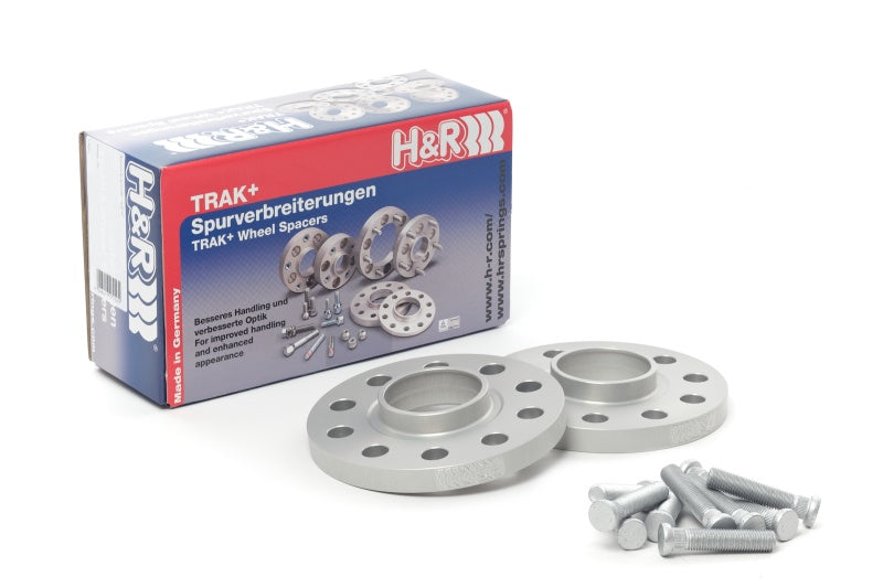 H&R Trak+ 13mm DRS Wheel Spacer Bolt 5/120 Center Bore 67 Stud Thread 14x1.5 - Black