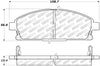 StopTech Street Select Brake Pads - Rear