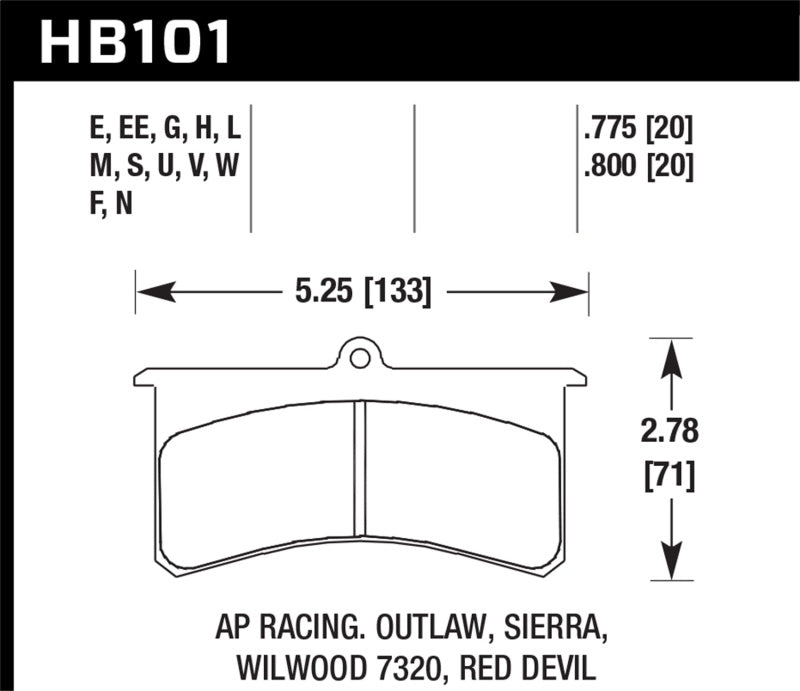 Hawk HPS Street Brake Pads