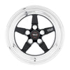 Weld S71 15x4 / 5x4.5 BP / 2.5in. BS Black Wheel (Low Pad) - Non-Beadlock