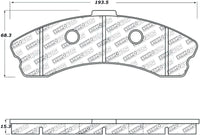 StopTech Performance 06-09 Chevrolet Corvette Z06 Front Brake Pads