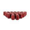 Mishimoto Steel Acorn Lug Nuts M14 x 1.5 - 24pc Set - Red