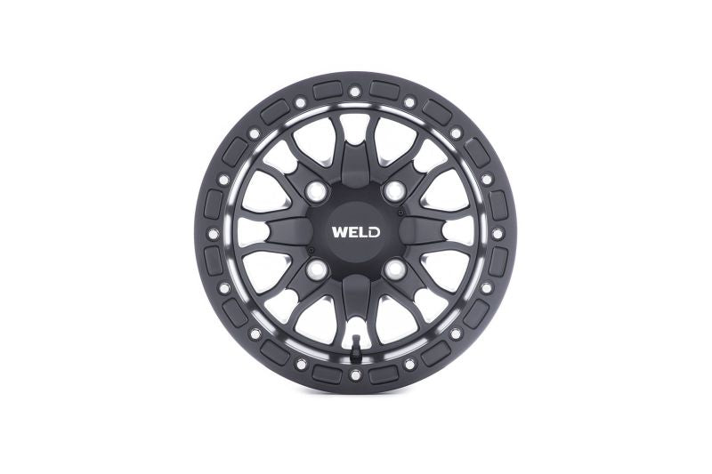 Weld UTV RF Series Raptor U500 15x8 Raptor Beadlock 4x136 4BS Satin BLK