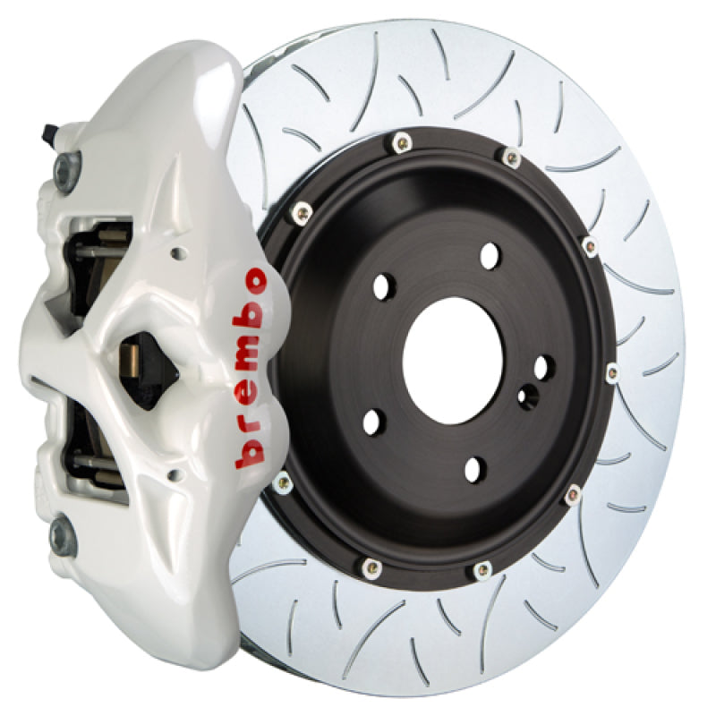 Brembo 18+ SQ5 (FY) Front GT BBK 6 Piston Cast 405x34 2pc Rotor Slotted Type-3- White