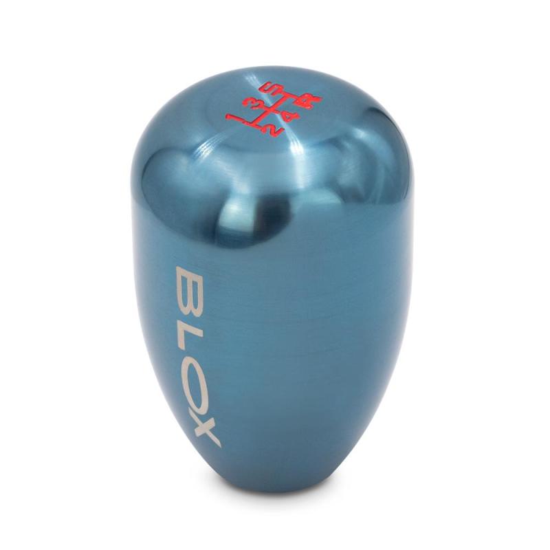 BLOX Racing 6-Speed Billet Shift Knob - Torch Blue 10x1.25mm
