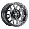 Weld Off-Road W902 17X10 Cinch Beadlock 5X127 5X139.7 ET-24 BS4.50 Gloss BLK MIL / BLK Ring 87.1