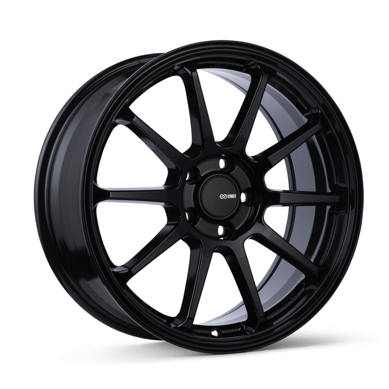 Enkei PX-10 17x7.5 5x100 45mm Offset 72.6mm Bore Gloss Black Wheel