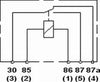 Hella Mini ISO 5 Pole Relay 12V SPDT