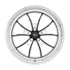 Weld S80 20x7 / 5x115 BP / 4.3in BS Black Wheel (High Pad) - Non-Beadlock