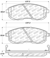 StopTech Performance 02-05 350z / 03-04 G35 / 03-05 G35X Front Brake Pads