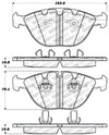 StopTech Performance 06-09 BMW M5 E60 / 07-09 M6 E63/E63 Front Brake Pads