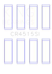 King Engine Bearings Ford/Mazda 2.0L Duratec (Size +0.25) Silicon Bi-Metal Aluminum Rod Bearing Set