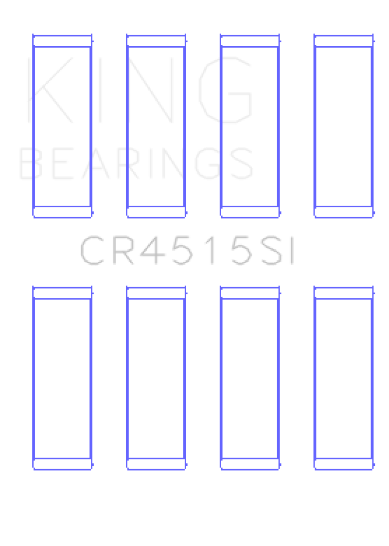 King Engine Bearings Ford/Mazda 2.0L Duratec (Size +0.25) Silicon Bi-Metal Aluminum Rod Bearing Set