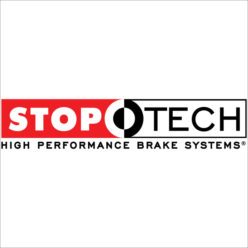 StopTech 2015 Ford Mustang GT Front BBK w/ Black ST-60 Calipers Drilled Cast Iron 360x32mm Rotors