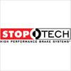 StopTech 15 Audi S3 / 15 VW Golf R Front BBK w/ Red ST-60 Caliper Zinc Slotted 355X32 2pc Rotor