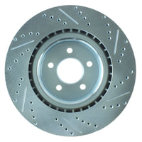 StopTech Select Sport 07-10 Ford Shelby Slotted and Drilled Right Rotor