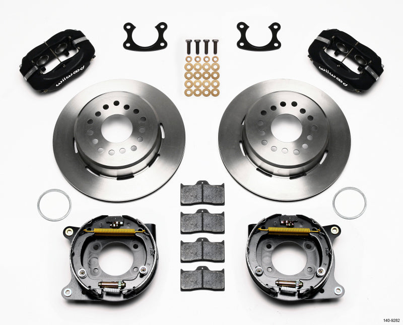 Wilwood Forged Dynalite P/S Park Brake Kit Small Ford 2.50in Offset