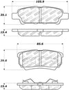StopTech Street Select Brake Pads - Front