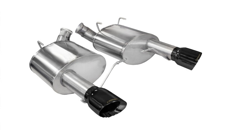 Corsa 2011-2014 Ford Mustang GT/Boss 302 5.0L V8 Black Sport Axle-Back Exhaust