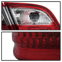 Xtune Mercedes Benz W210 E-Class 96-02 LED Tail Lights Red Clear ALT-CL-MBW210-LED-RC