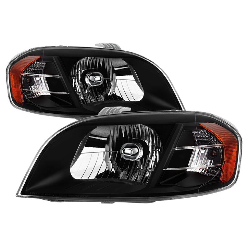 xTune Chevy Aveo 07-11 Notchback Model Only OEM Style Headlights - Black HD-JH-CAVEO07-AM-BK
