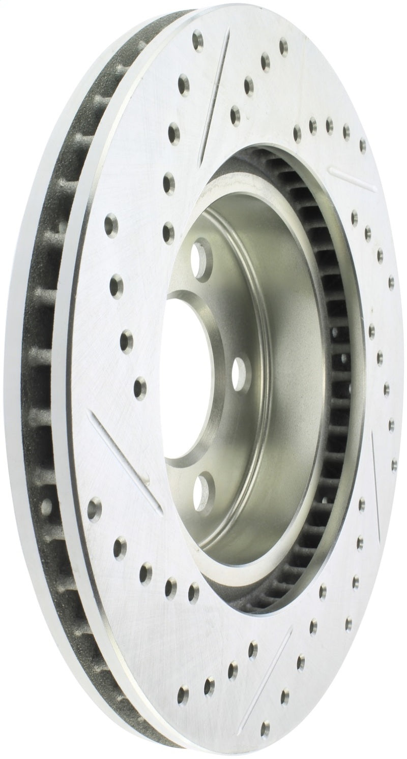 StopTech Select Sport 06-17 Dodge Charrger/14-17 Chrysler 300 Slotted & Drilled Front Left Rotor