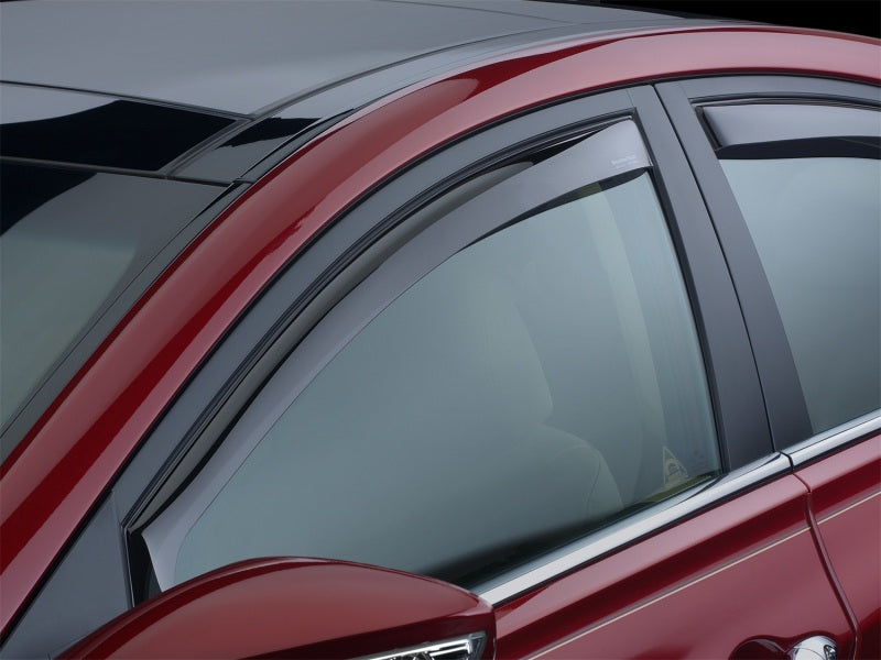 WeatherTech 09+ Acura TSX Front Side Window Deflectors - Dark Smoke