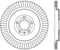 StopTech Premium High Carbon 13-14 Ford Mustang/Shelby GT500 Left Rear Disc Drilled Brake Rotor