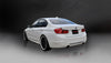 Corsa 12-14 BMW 335i Sedan RWD F30 3in Black Touring Dual Rear Single 3.5in Tip Cat-Back Exhaust