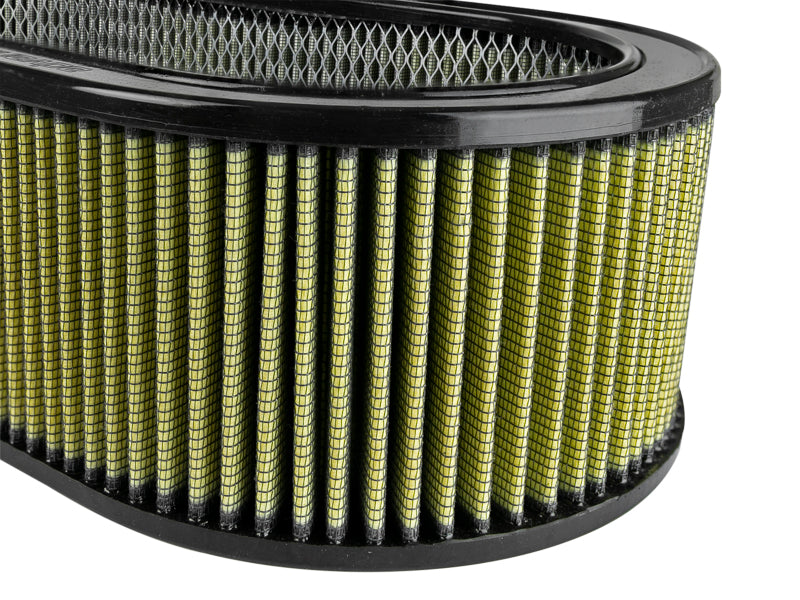 aFe MagnumFLOW Air Filters Round Racing PG7 A/F PG7 Oval Filter (18.13 x 7.25 x 6.0 w/EM)