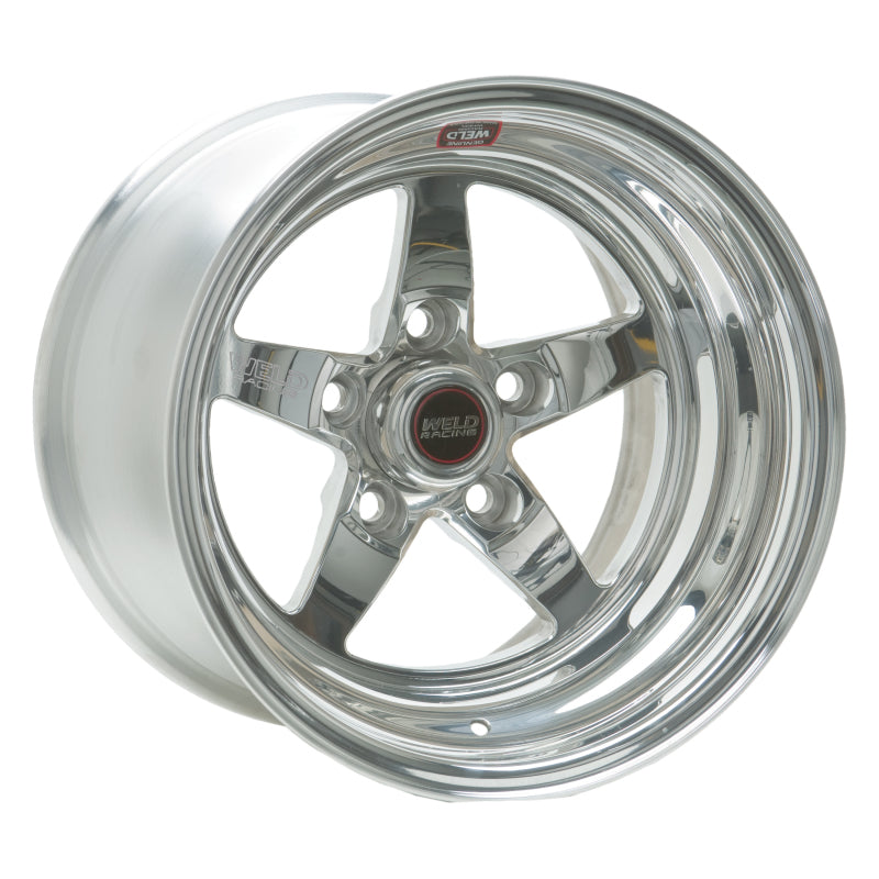 Weld S71 15x12.33 / 5x5 BP / 6.5in. BS Polished Wheel (Low Pad) - Non-Beadlock