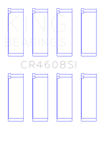 King Engine Bearings Toyota 2ZZ-GE (Size .025) Connecting Rod Bearing Set (Set of 4)