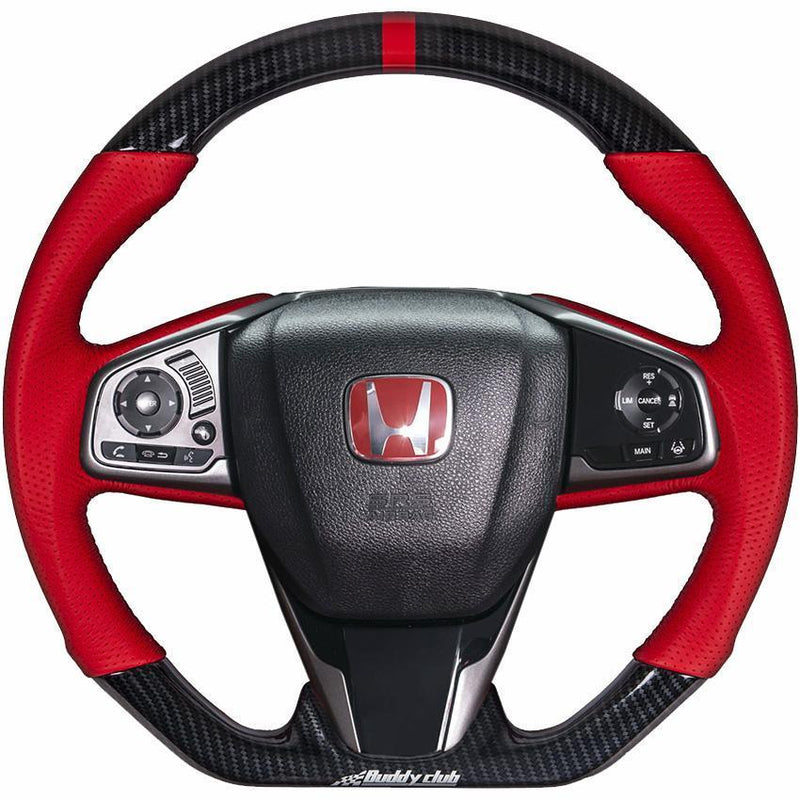 Buddy Club "Time Attack" Sport Steering Wheel 2016-2021 Honda Civic