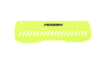 PERRIN 22-26 Subaru WRX Pulley Cover - Neon Yellow (SHORT - For Use w/PERRIN AOS)
