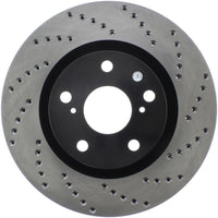 StopTech 07-13 Lexus ES 250/ES 300/ ES330/ES350 SportStop Drilled Left Front Rotor