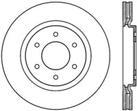 StopTech Power Slot 08-09 Infiniti QX4/QX56 / 07-09 Nissan Armada Right Front Slotted Cryo Rotor