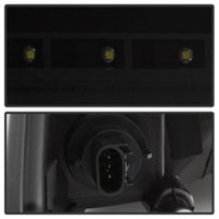xTune Dodge Ram 2009-2014 Halo LED Projector Headlights - Black Smoke PRO-JH-DR09-CFB-BSM