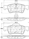 StopTech Performance Mercedes Benz Rear Brake Pads