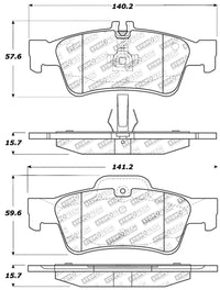 StopTech Performance Mercedes Benz Rear Brake Pads