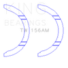 King Engine Bearings Mazda FP/FS Thrust Washer Set