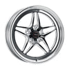 Weld RT-S S81 15x11 / 5x115 BP / 6.5in BS Black Wheel - Non-Beadlock