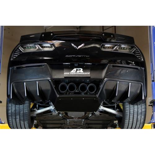 APR Performance - Chevrolet Corvette C7 Z06 Rear Diffuser 2014-Up With Under-Tray Version 2